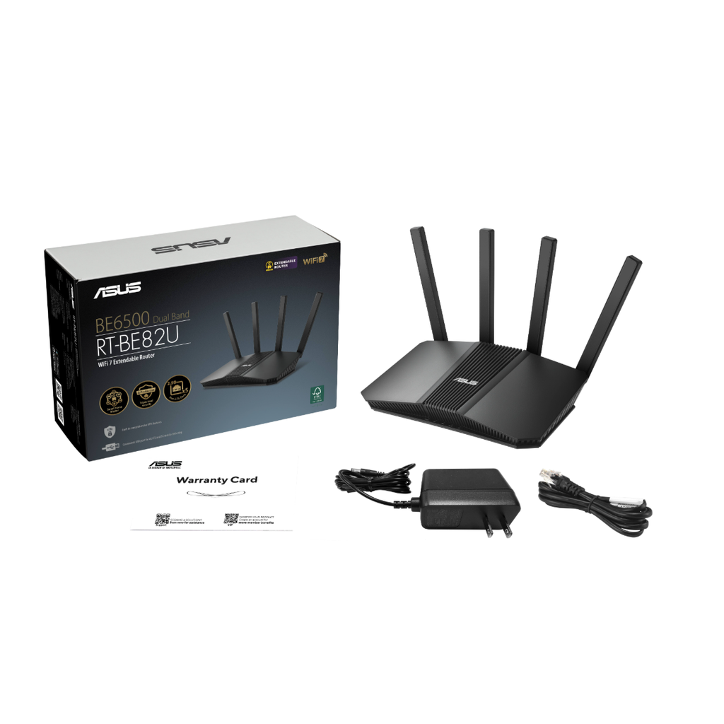 Asus BE6500 Dual Band Wi-Fi 7 Extendable Router