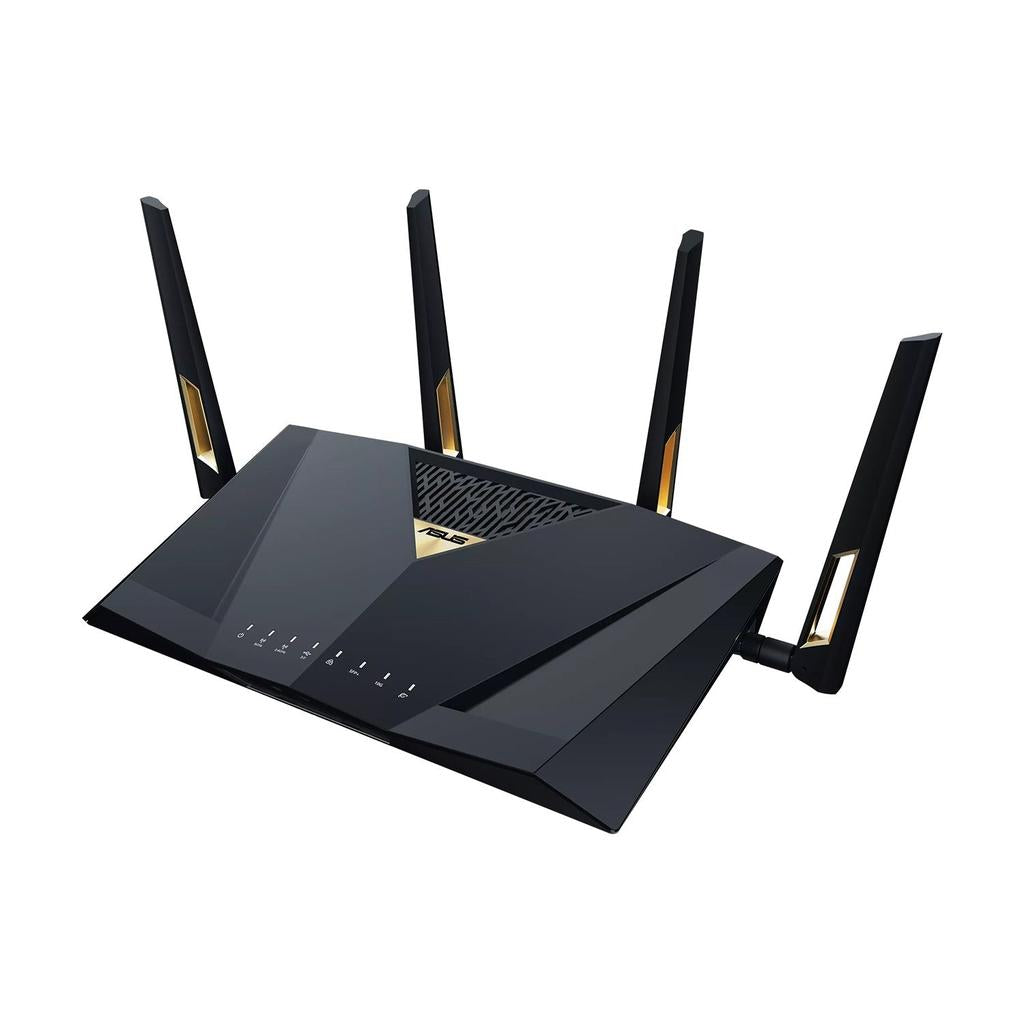 Asus BE7200 Dual Band RT-BE88U Performance Wifi 7 Extendable Router, 2.6Hz Quad-Core CPU, Dual 10GE Port