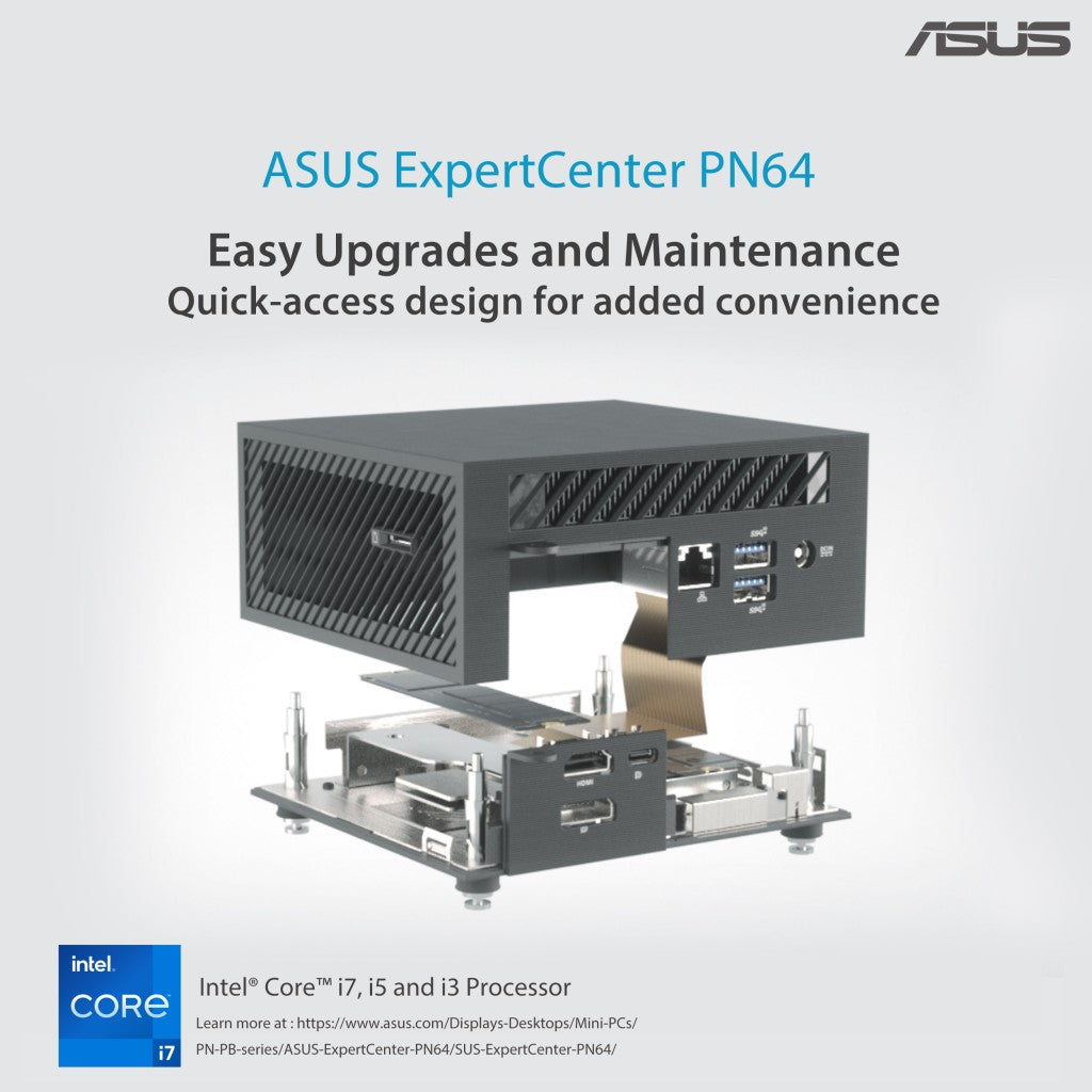 Asus Expert Center PN64-E1 Barebone Mini PC |13th Gen| Intel Core i7
