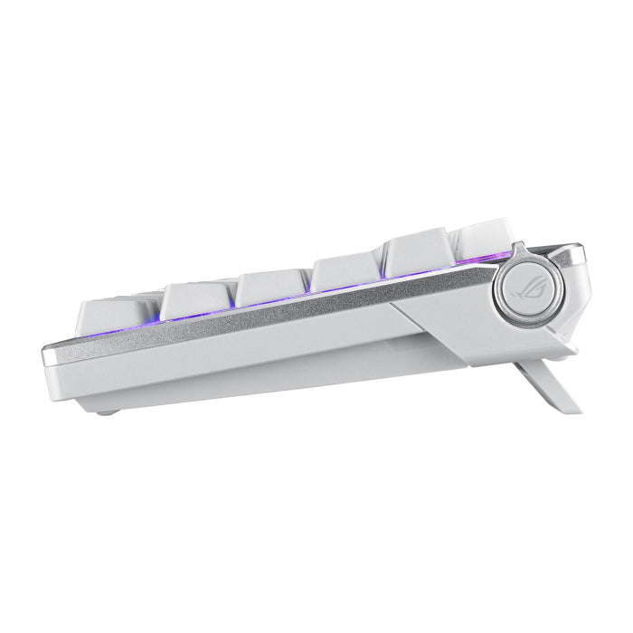 Asus M701 Rog Azoth 75% RGB Wireless Mechanical Gaming Keyboard NX Snow Switch Refined Linear (Arabic) - White