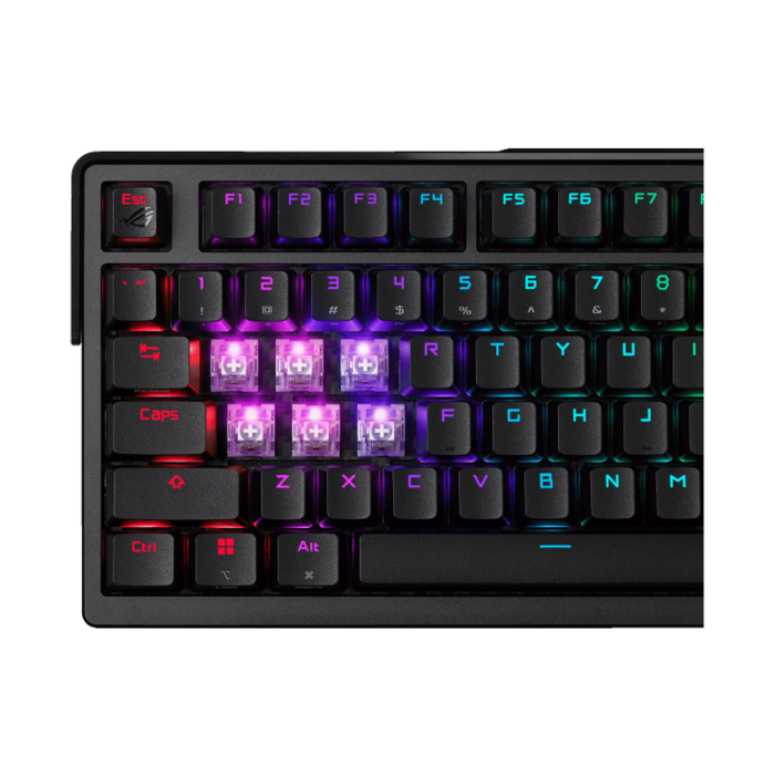 Asus M702 Rog Azoth Extreme 75% Wireless/Bluetooth Mechanical Gaming Keyboard Rog NX Snow Switches Refined Linear (Arabic) - Black
