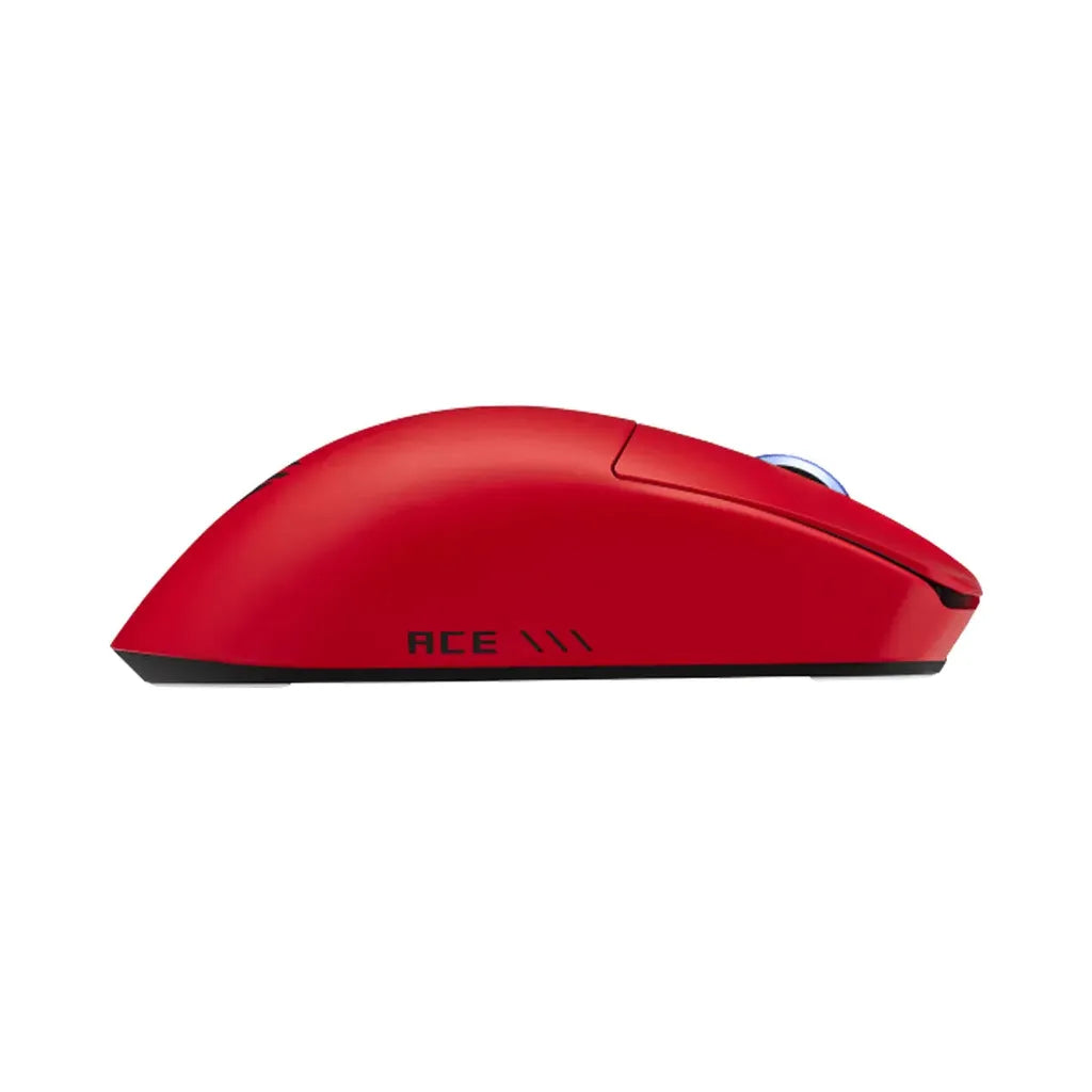 Asus ROG Harpe II Ace Gaming Mouse, Tri-Mode Bluetooth/Wireless/wired, ROG AimPoint Pro SENSOR, 42000DPI Max, ROG Optical Micro Switches, AURA SYNC, Red | 90MP0490-BMUA20
