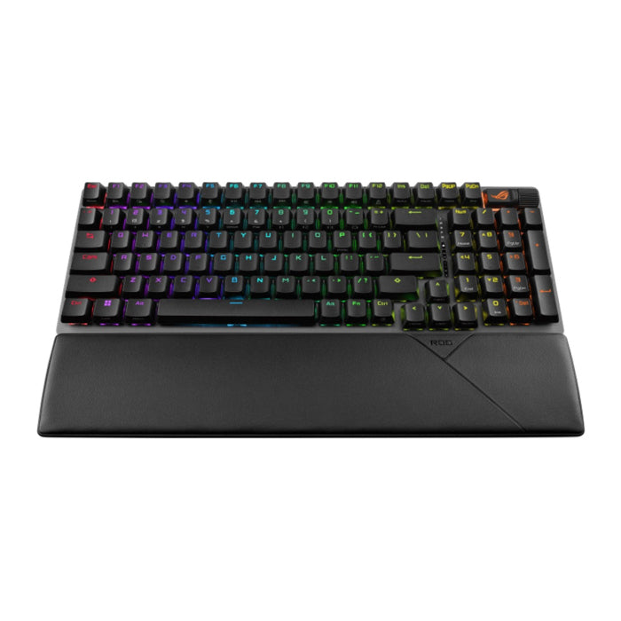 Asus X901 ROG Strix Scope II 96 Wireless Mechanical Gaming KeyBoard NX Snow Switch Refined Linear (Arabic) - Black