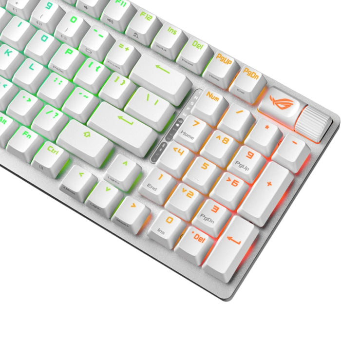 ASUS ROG STRIX SCOPE II RGB Wireless Mechanical Gaming Keyboard Arabic - White