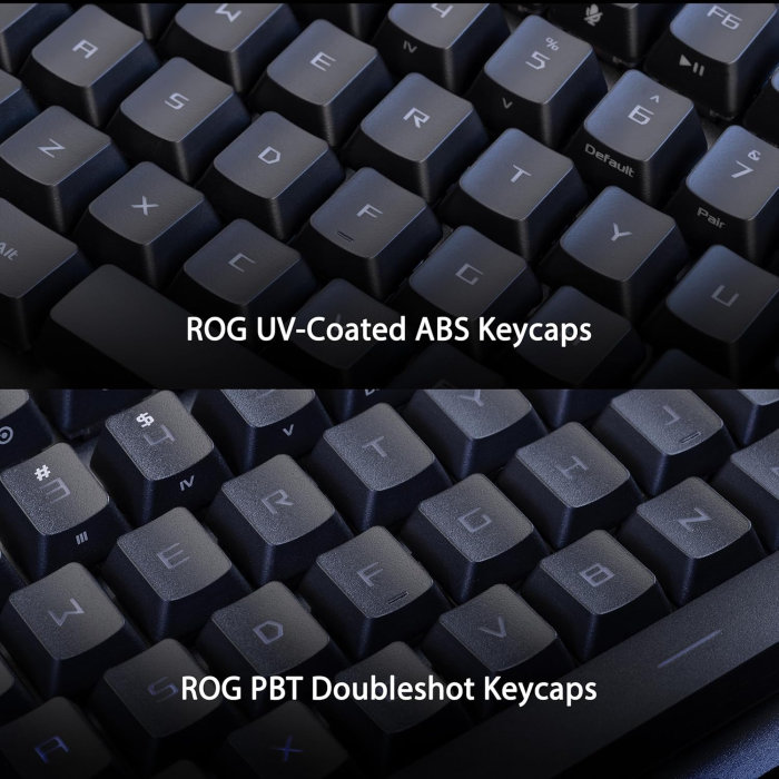 Asus X902 Rog Strix Scope II 96 RX Wireless Optical Mechanical Gaming Keyboard Rog RX Blue Switch Clicky And Speedy (Arabic) - Black
