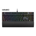 Asus XA11 Rog Strix Scope II Wired Optical Mechanical Gaming Keyboard RX Red Switch Linear & Swift (Arabic) - Black