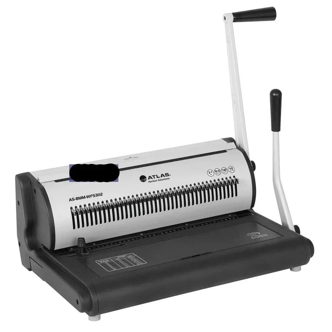 Atlas 3 in 1 Wire Binding and Punching Machine