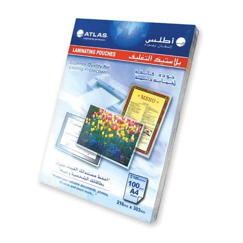Atlas Lamination Pouch A4 125 Micron