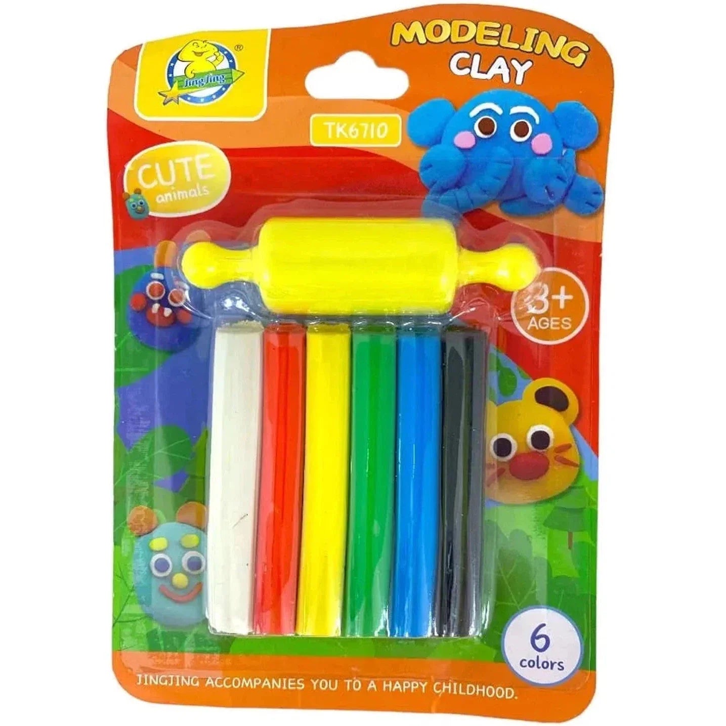 Modeling Clay - Set Of 6 Color