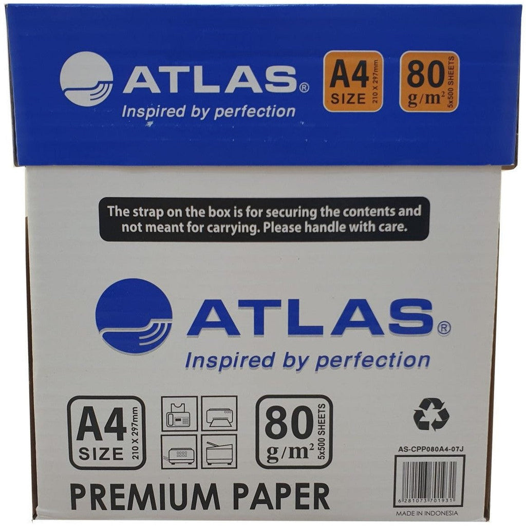 Atlas Photocopy Paper A3 80Gsm Carton