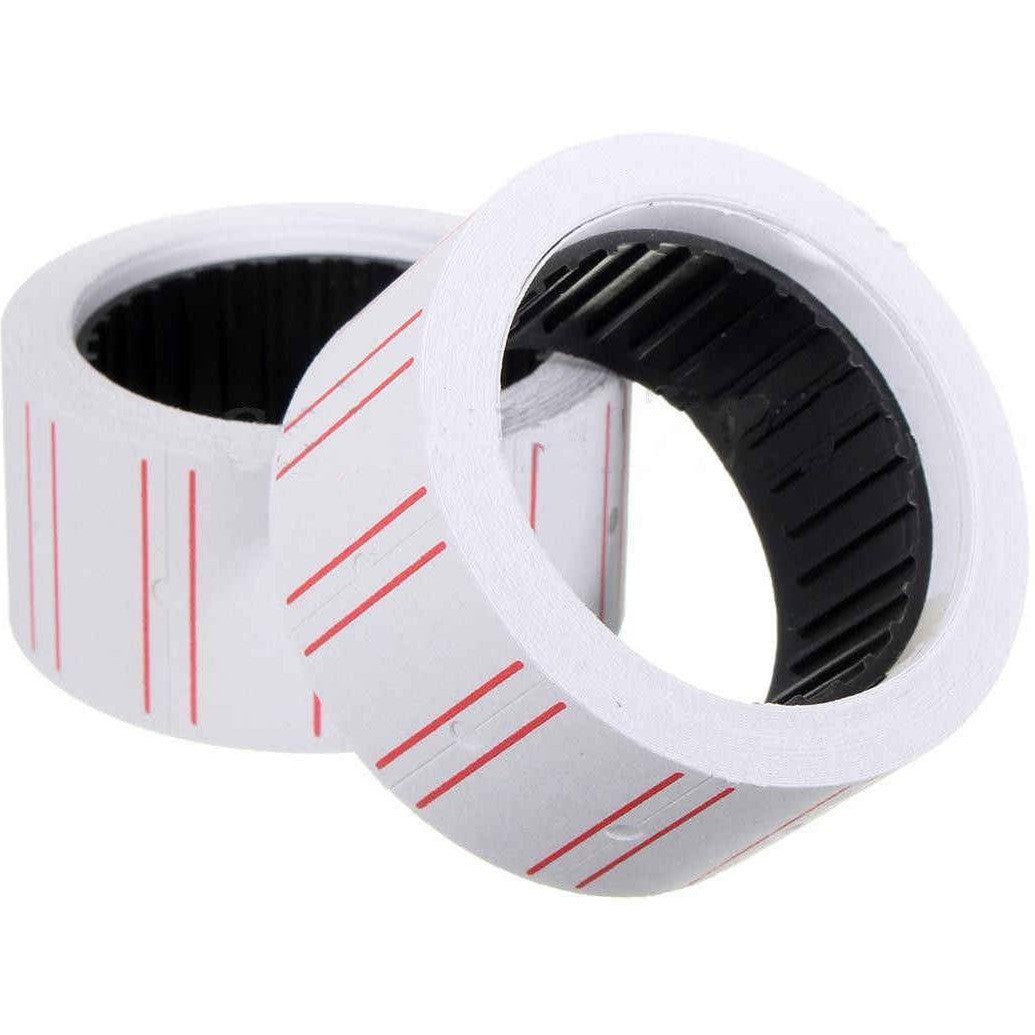 Atlas Price Labels Sticker Single Row 21Mmx12Mm 20Roll/Shrink