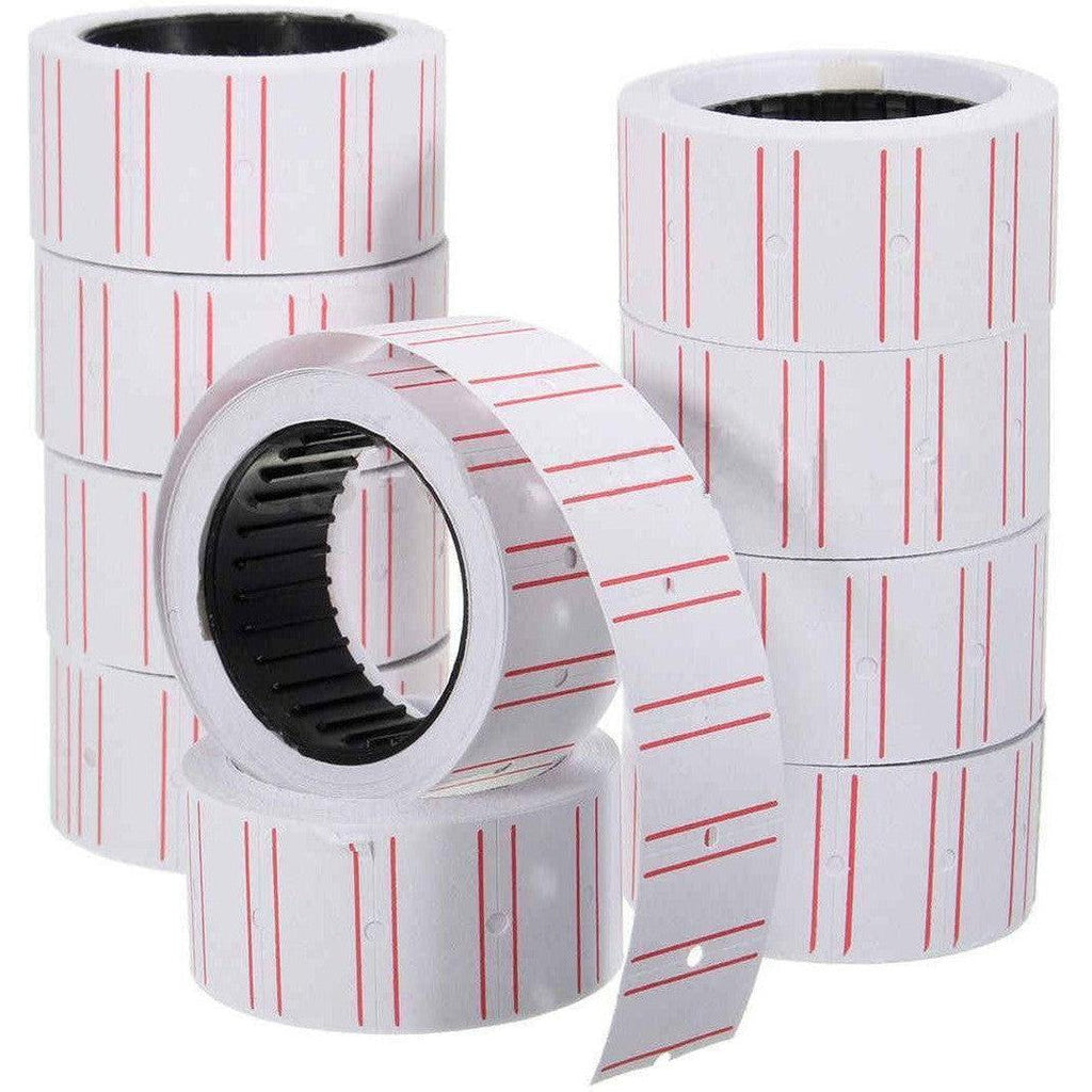 Atlas Price Labels Sticker Single Row 21Mmx12Mm 20Roll/Shrink