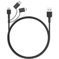 Aukey 3-In-1 Usb Cable - Black