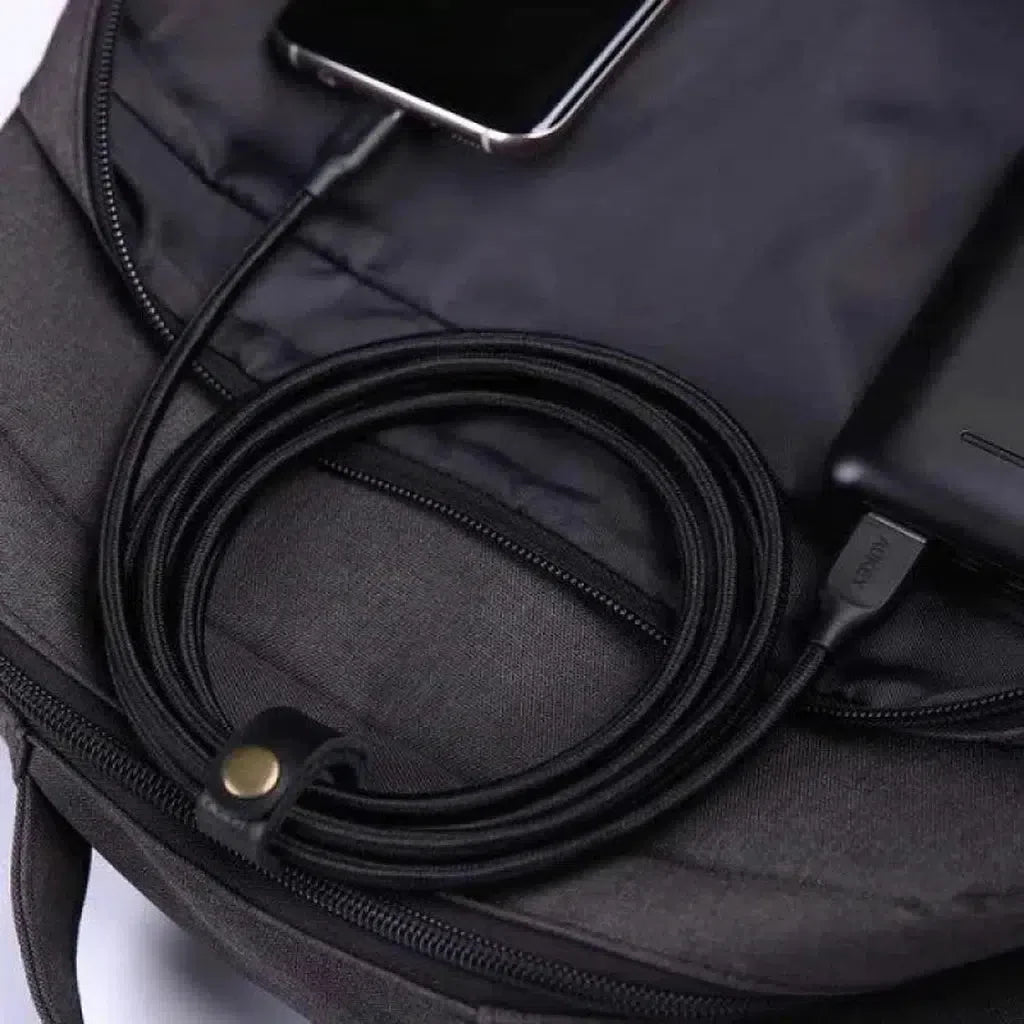 Aukey Braided Nylon USB 3.1 GEN1 to USB-C Cable (2m / 6.6ft) - Black