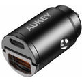 AUKEY CC-A3 BK 30W PD Metal Dual Port Fast Car Charger with PPS & QC 3.0 – Black