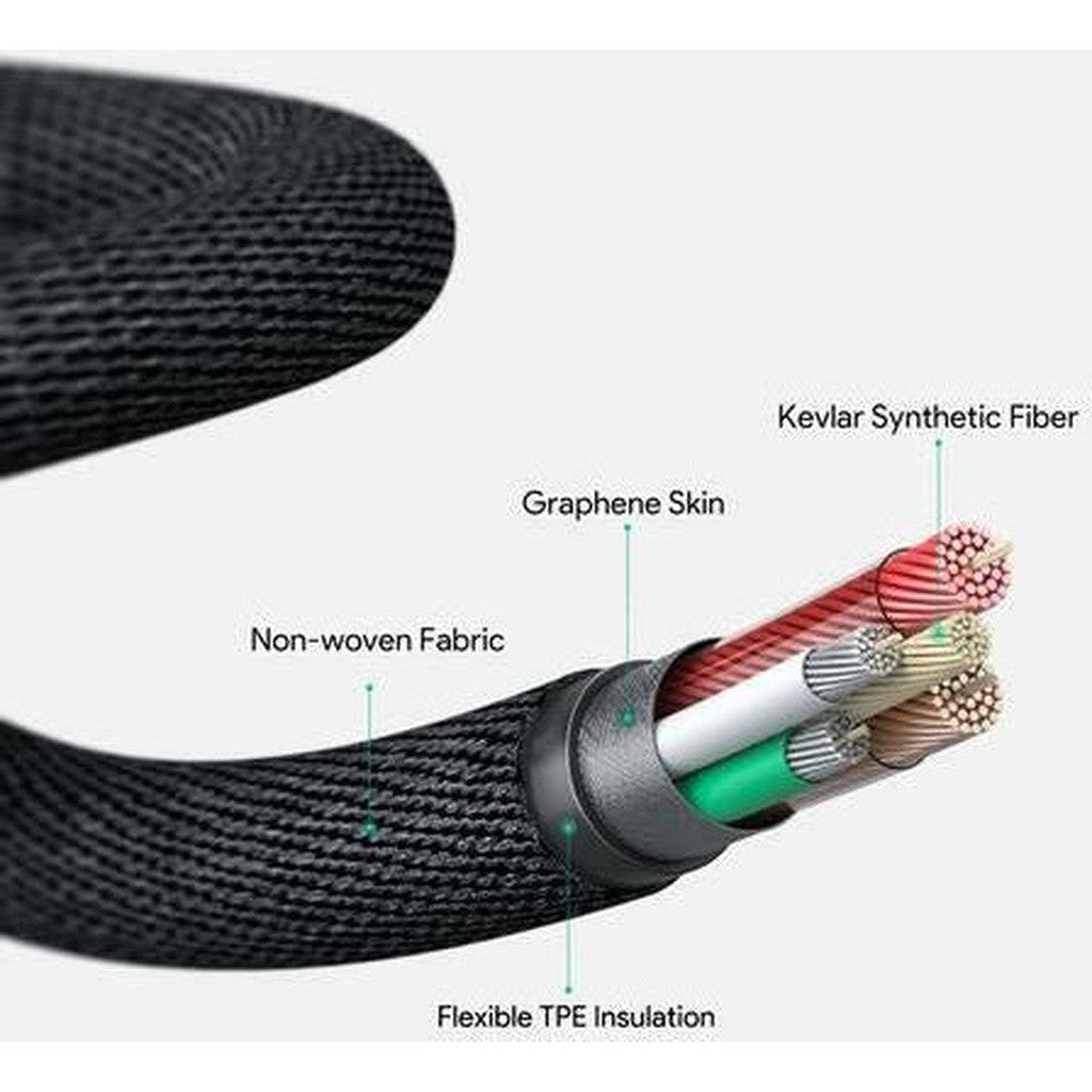 Aukey Kevlar Core Lightning To 1.2M Usb-C Cable