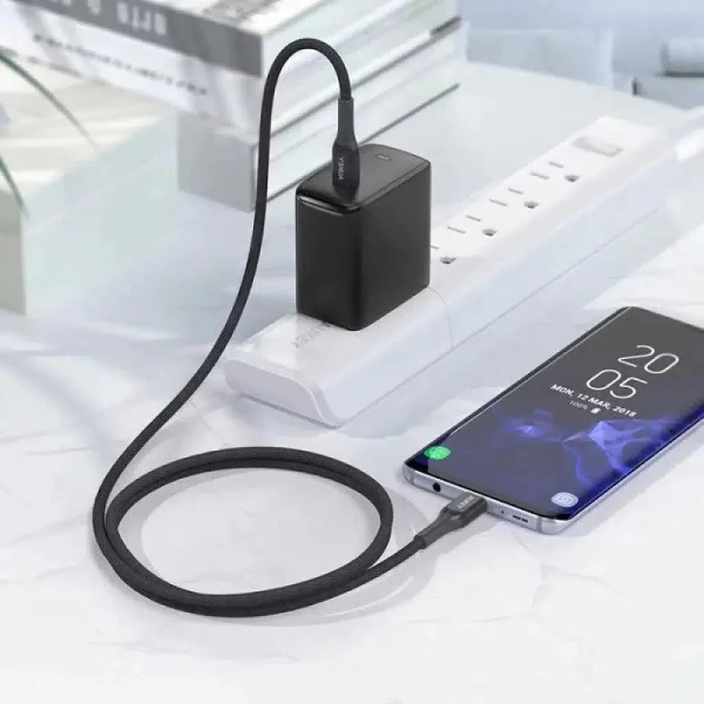 Aukey Kevlar Core Usb-C To C 1.2M Cable - Black