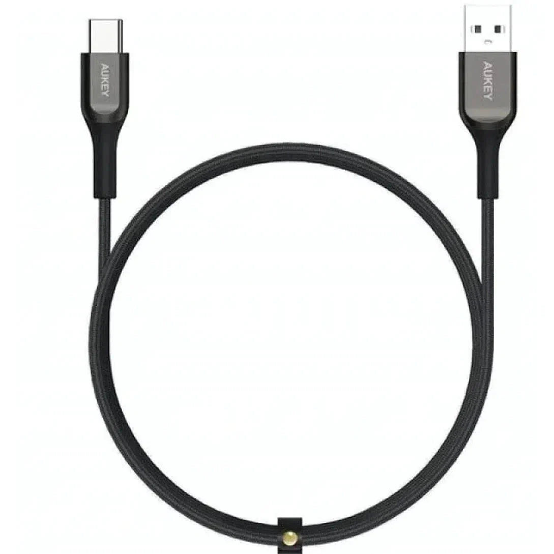 Aukey Kevlar Core Usb-C To C 1.2M Cable - Black