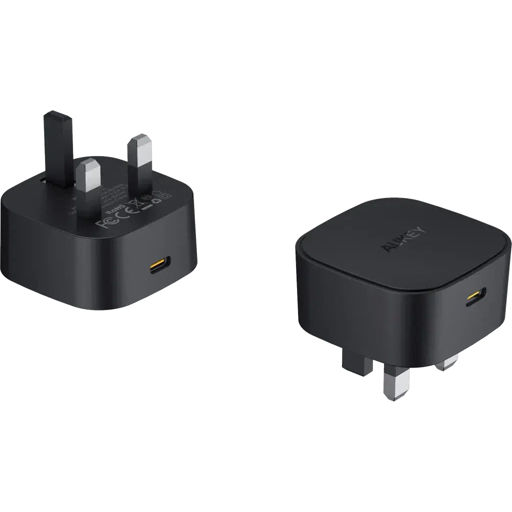 Aukey Pa-Y25 Bk 20W Single Port Pd Charger- Black