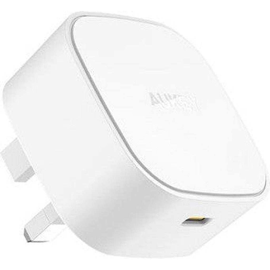 Aukey Pa-Y25 Wh 20W Single Port Pd Charger- White