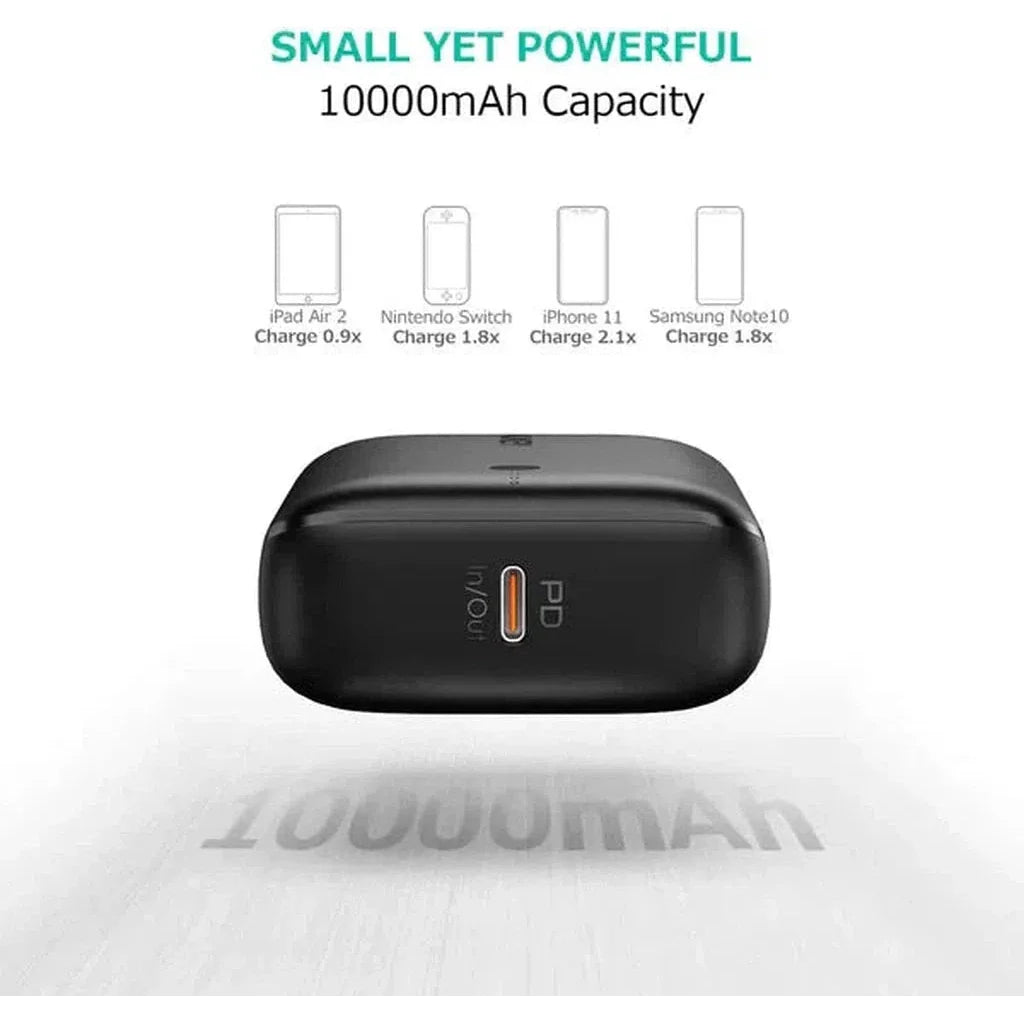 Aukey Pb-N83S Ultra Compact Power Bank 10,000Mah 22.5Wpd & Qc3.0