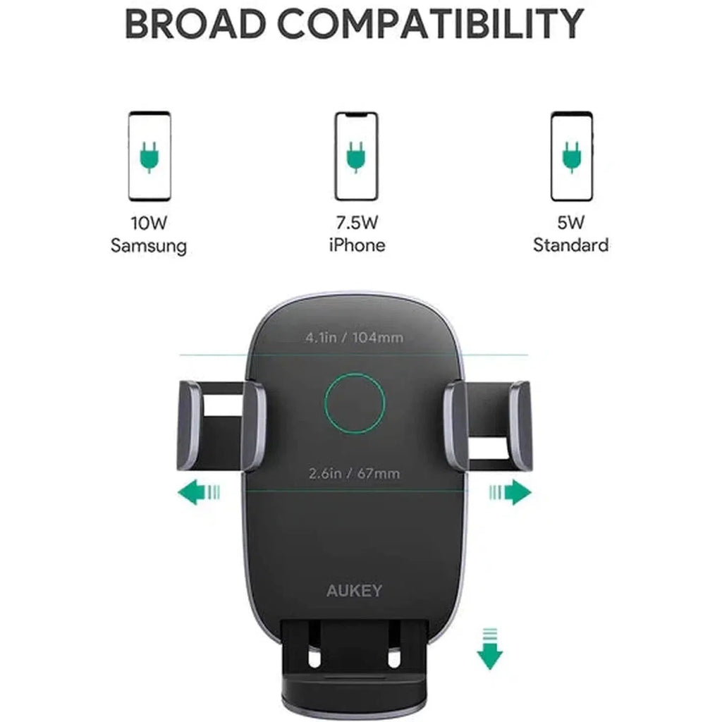 Aukey Wireless 10W Charging Phone Mount