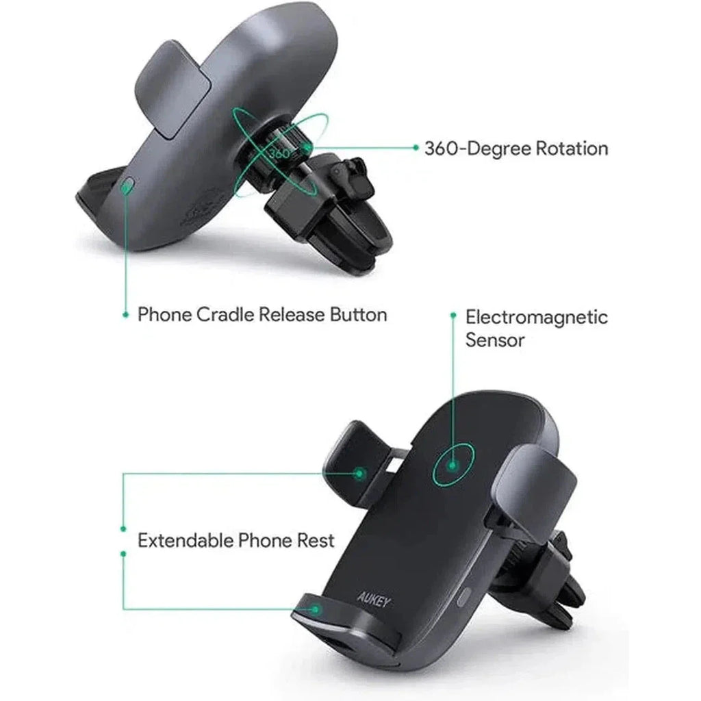Aukey Wireless 10W Charging Phone Mount