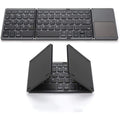 B033 Mini Folding Keyboard Bluetooth Foldable Wireless Keypad with Touchpad for Windows