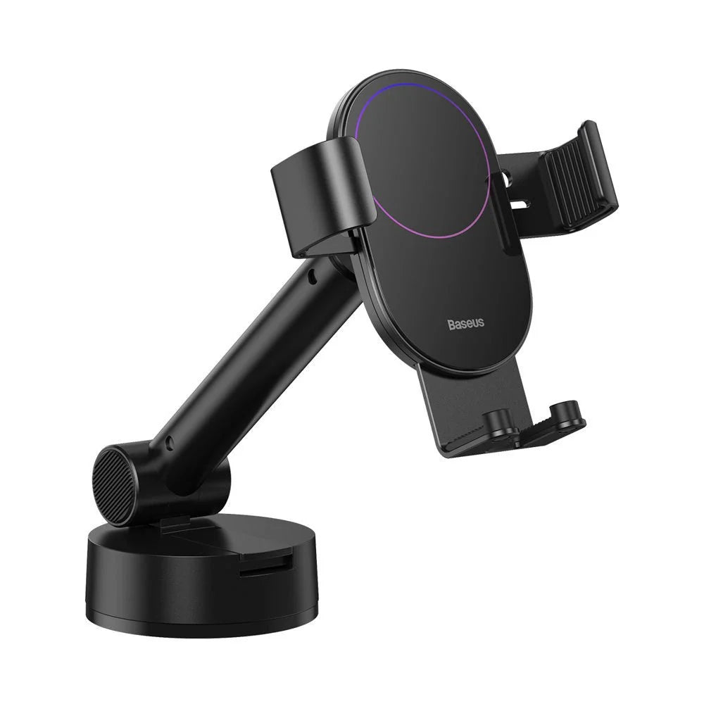 BASEUS CAR MOUNT HOLDER W SUCTION BASE BLK