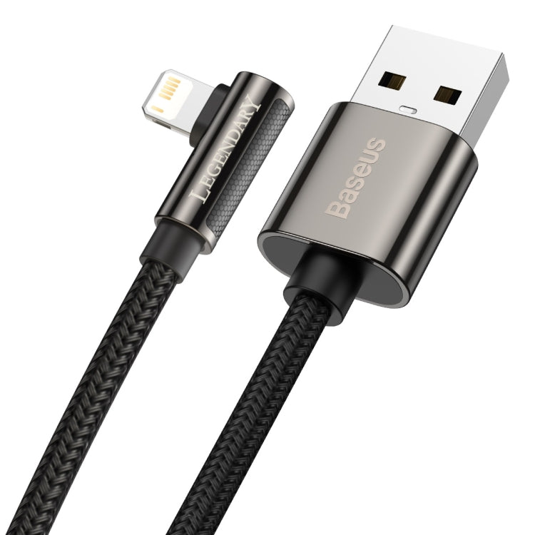 BASEUS DATA CABLE USB TO LIGHTNING 2.4A 2M  BLACK