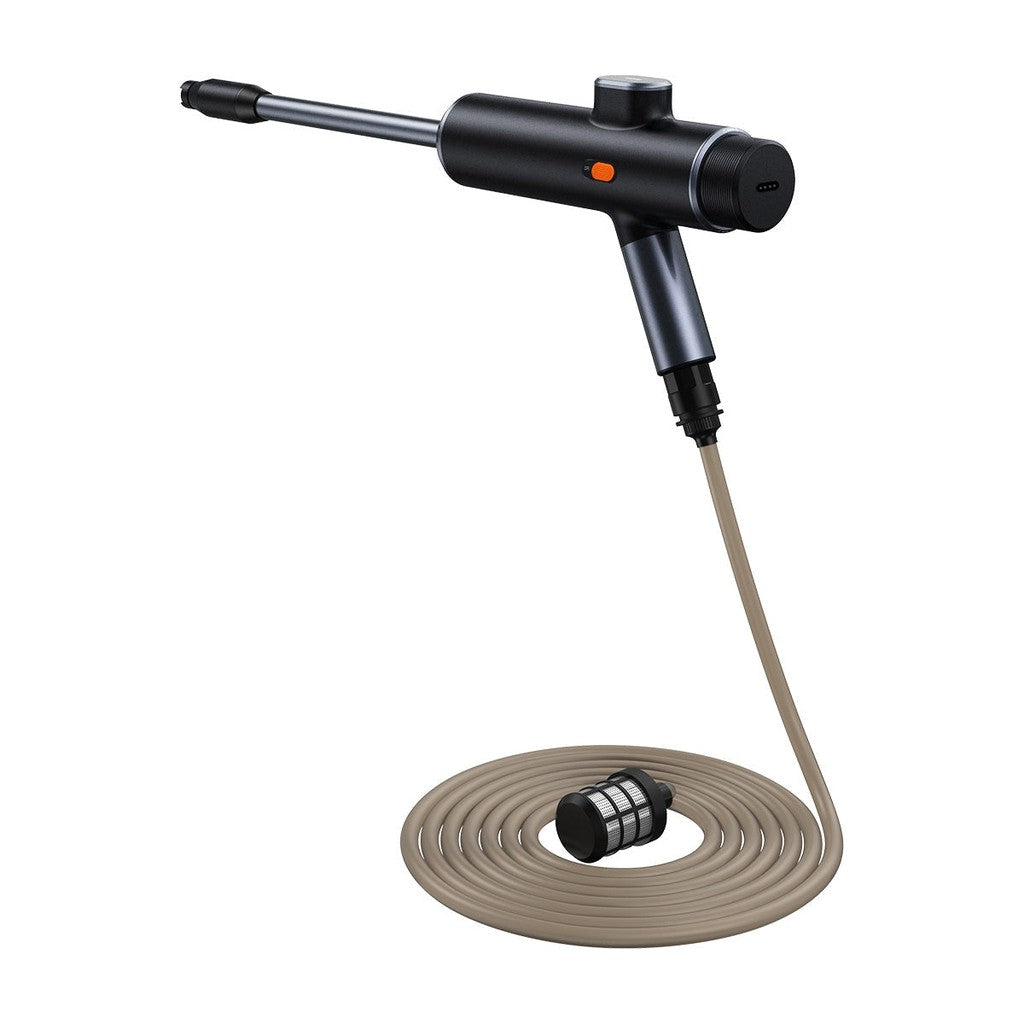 BASEUS Dual Power Portable Electric Car Wash Spray Nozzle - Black
