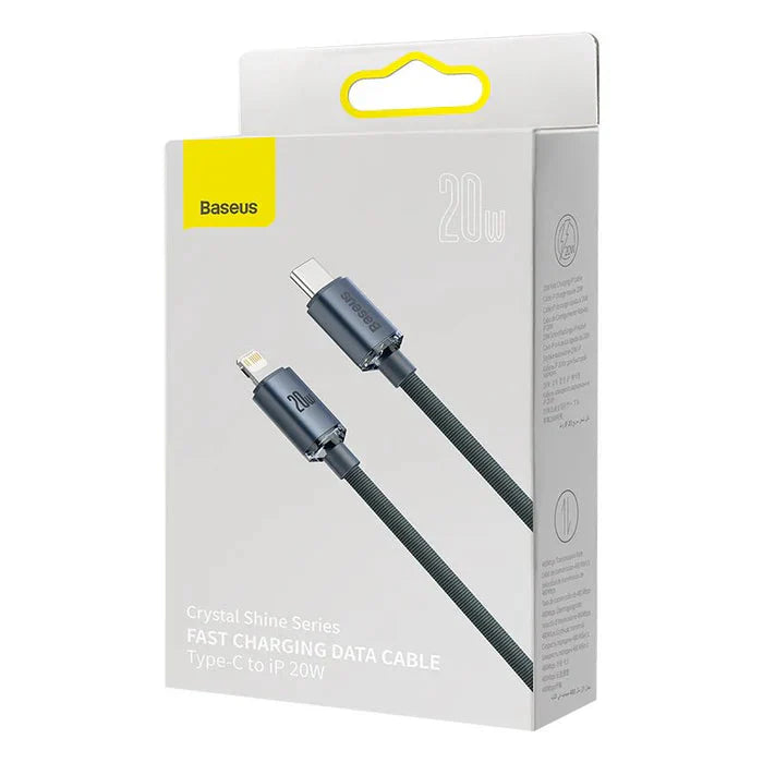 BASEUS FAST CHARGING DATA CABLE TYPE C TO LIGHTNING 20W   1.2M