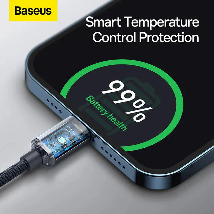 BASEUS FAST CHARGING DATA CABLE TYPE C TO LIGHTNING 20W   1.2M