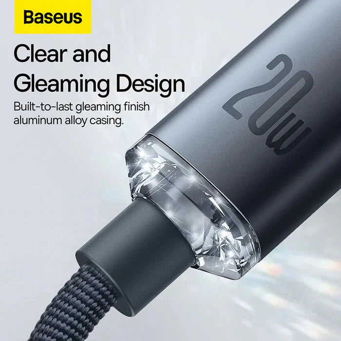 BASEUS FAST CHARGING DATA CABLE TYPE C TO LIGHTNING 20W   1.2M