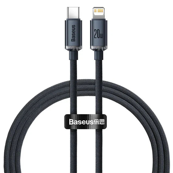 BASEUS FAST CHARGING DATA CABLE TYPE C TO LIGHTNING 20W   1.2M