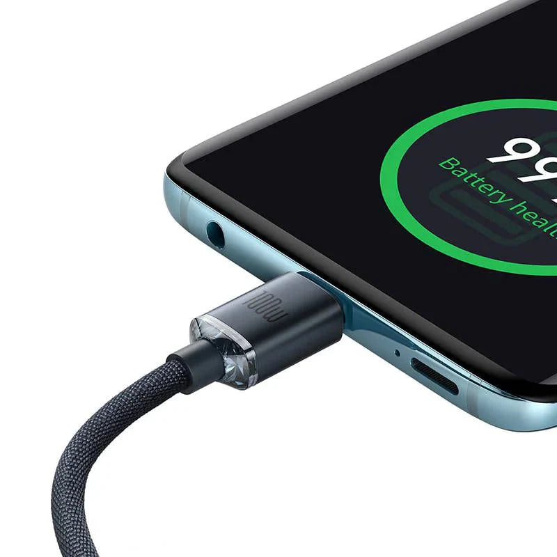 BASEUS  FAST CHARGING DATA CABLE TYPE C TO TYPE C   100W  2M