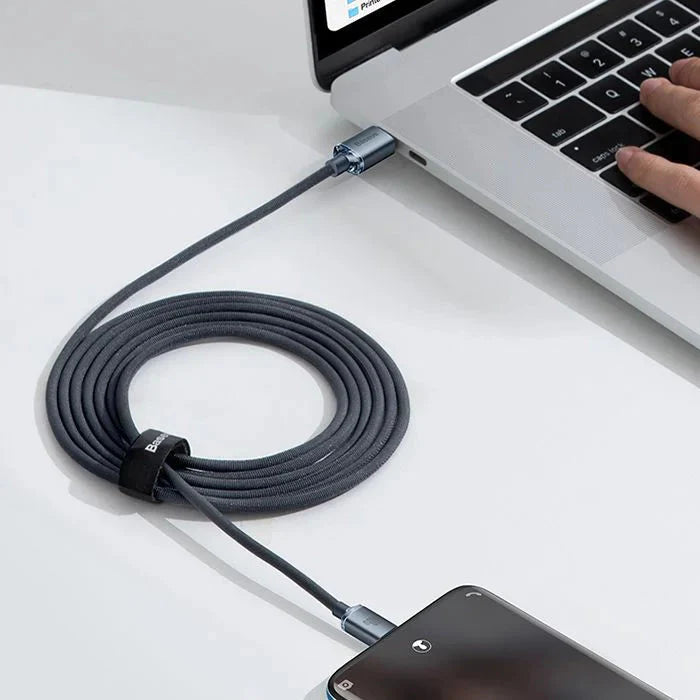 BASEUS  FAST CHARGING DATA CABLE TYPE C TO TYPE C   100W  2M