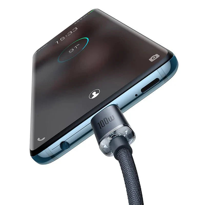 BASEUS  FAST CHARGING DATA CABLE TYPE C TO TYPE C   100W  2M