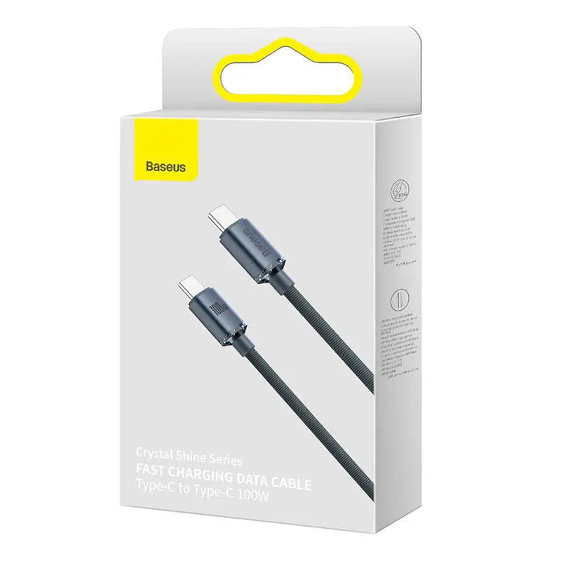 BASEUS  FAST CHARGING DATA CABLE TYPE C TO TYPE C   100W  2M
