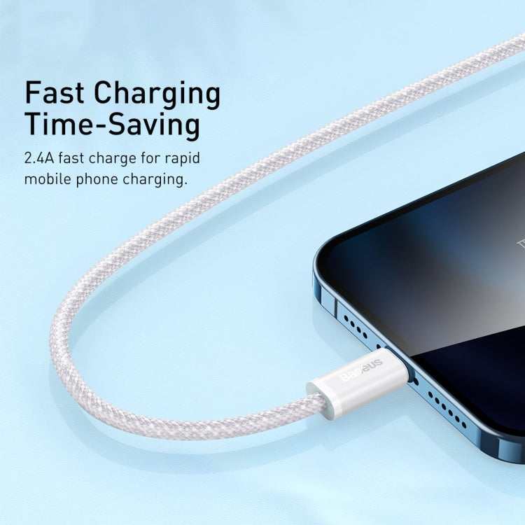 BASEUS FAST CHARGING DATA CABLE USB TO LIGHTNING 2.4A   2M