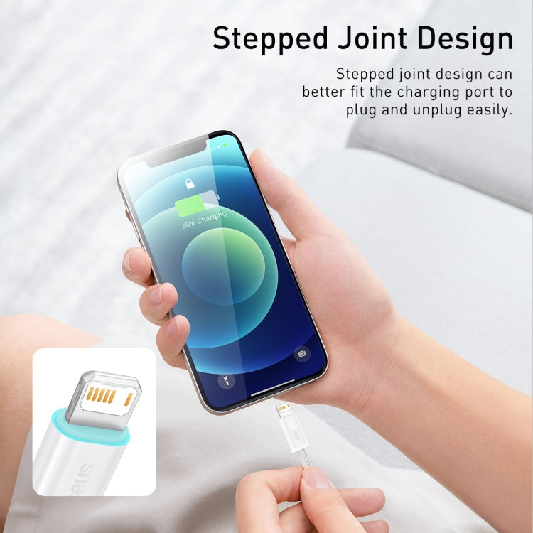 BASEUS FAST CHARGING DATA CABLE USB TO LIGHTNING 2.4A   2M