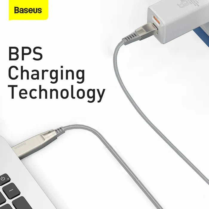 BASEUS FLASH SERIES ONE-FOR-TWO FAST CHARGING DATA CABLE WITH SQUARE HEAD