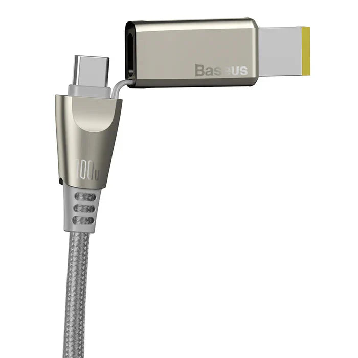 BASEUS FLASH SERIES ONE-FOR-TWO FAST CHARGING DATA CABLE WITH SQUARE HEAD