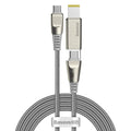 BASEUS FLASH SERIES ONE-FOR-TWO FAST CHARGING DATA CABLE WITH SQUARE HEAD
