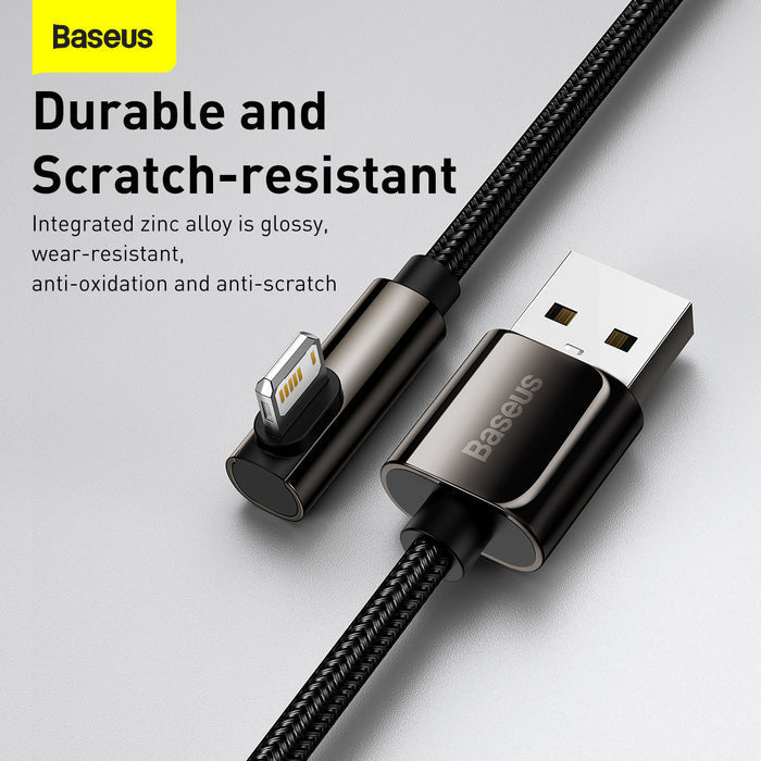 BASEUS LEGEND SERIES DATA CABLE USB TO LIGHTNING 2.4A  1MTR