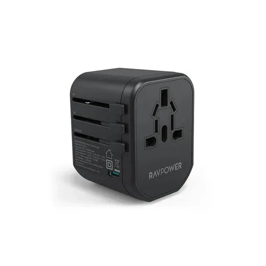 Ravpower Rp-Pc1033 Pd Pioneer 20W 3-Port Travel Charger Black