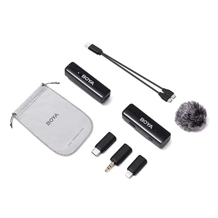 BOYA LINK-A1 Wireless Microphone for iPhone-Android-Camera