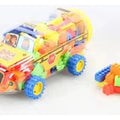 Back To School Car Shape Building Block With Container-8316-3
