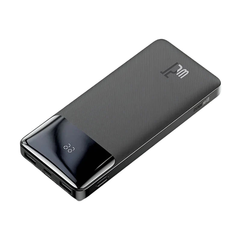 Baseus 10000mAh 15W Bipow Digital Display Power Bank - Black