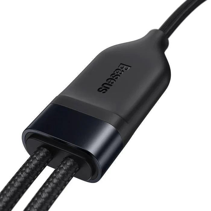 Baseus 100W Fast Charging 2 IN 1 Type C to Lightning + Type C